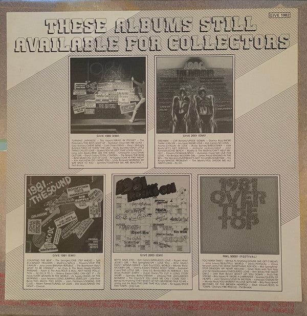 Various : 1982 ... In The Sun (LP, Comp)