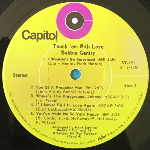 Bobbie Gentry : Touch 'Em With Love (LP, Album, Los)