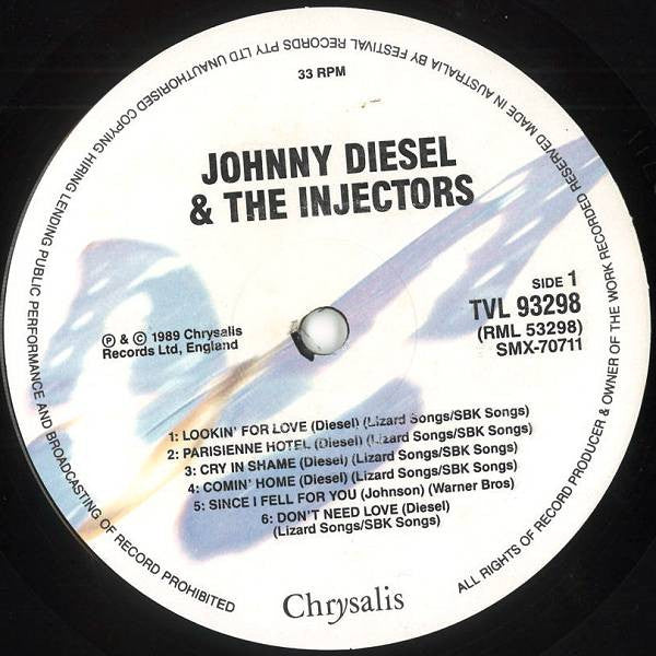 Johnny Diesel & The Injectors : Johnny Diesel & The Injectors (LP, Album)