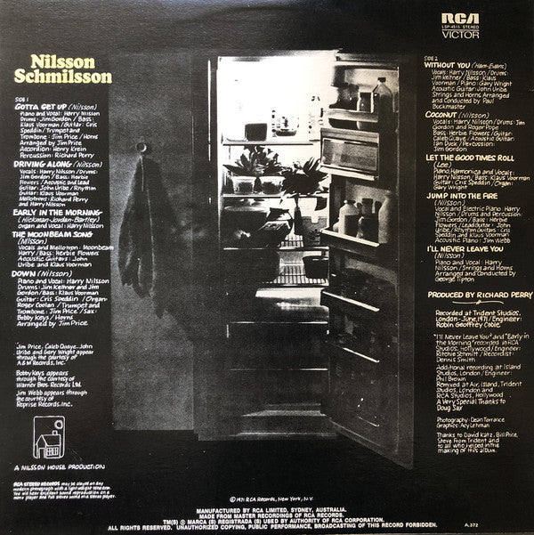 Nilsson* : Nilsson Schmilsson (LP, Album)