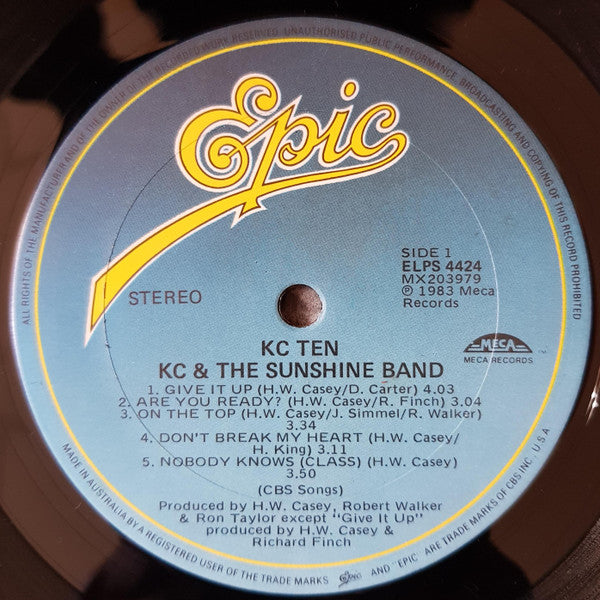 KC (4) : KC Ten (LP, Album)