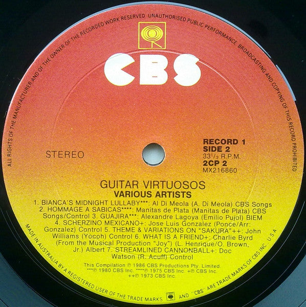 Various : Guitar Virtuosos (2xLP, Comp)