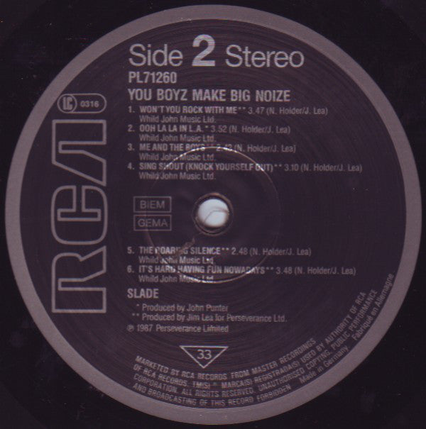 Slade : You Boyz Make Big Noize (LP, Album)