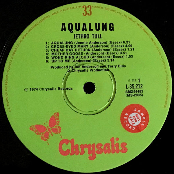 Jethro Tull : Aqualung (LP, Album, RE, Gat)