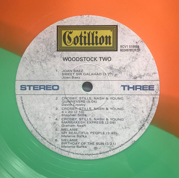 Various : Woodstock Two (2xLP, Album, S/Edition, Ora)