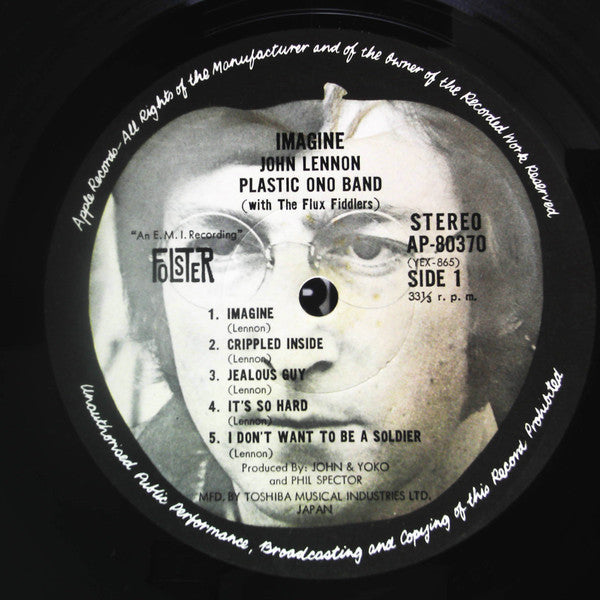 John Lennon : Imagine (LP, Album, RE)