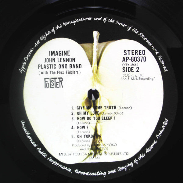 John Lennon : Imagine (LP, Album, RE)