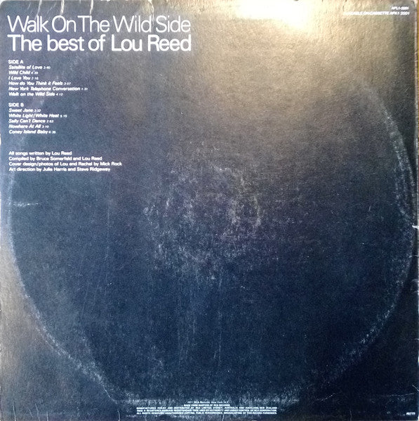 Lou Reed : Walk On The Wild Side - The Best Of Lou Reed (LP, Comp, RP)