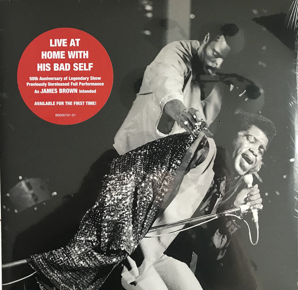 James Brown : Live At Home With His Bad Self (2xLP, Album)