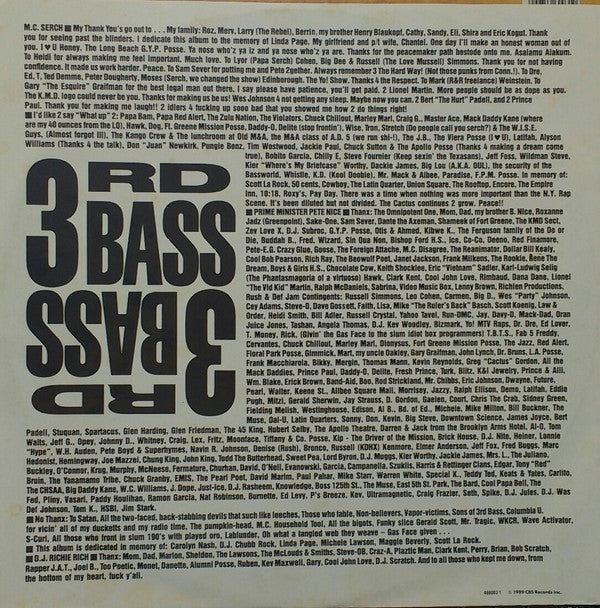 3rd Bass : The Cactus Al/Bum (LP, Album)