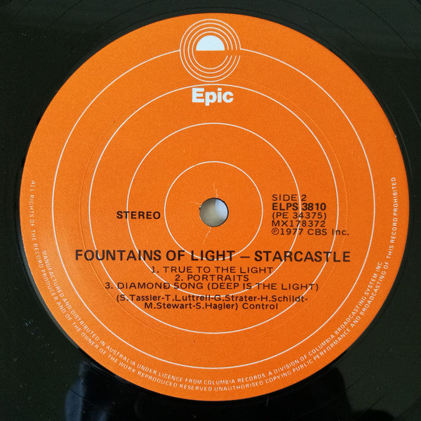 Starcastle : Fountains Of Light (LP, Album)