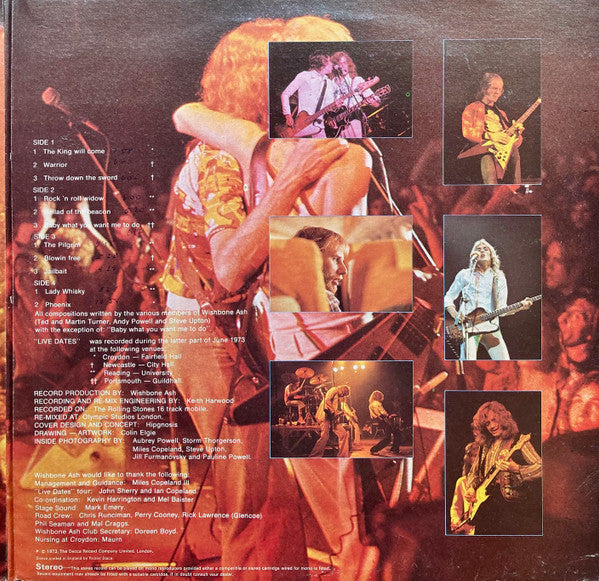 Wishbone Ash : Live Dates (2xLP, Album)