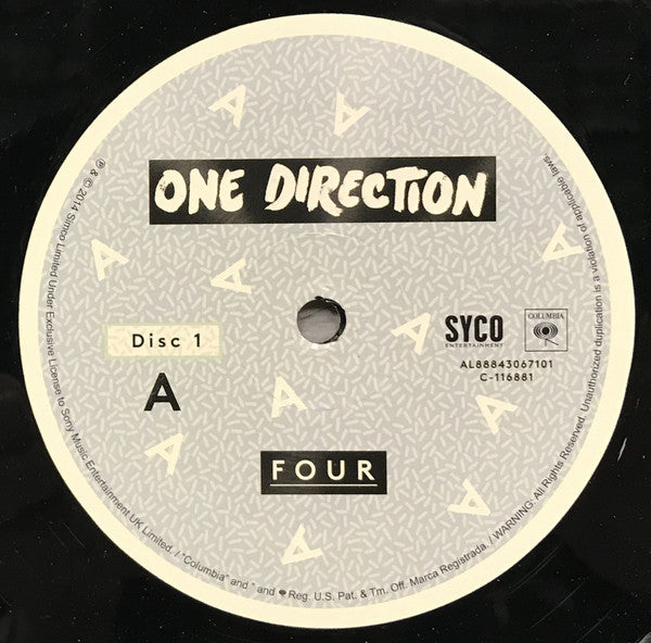 One Direction : Four (2xLP, Album)