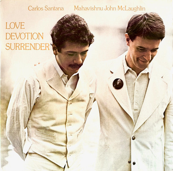 Carlos Santana & John McLaughlin : Love Devotion Surrender (LP, Album, RE, Car)