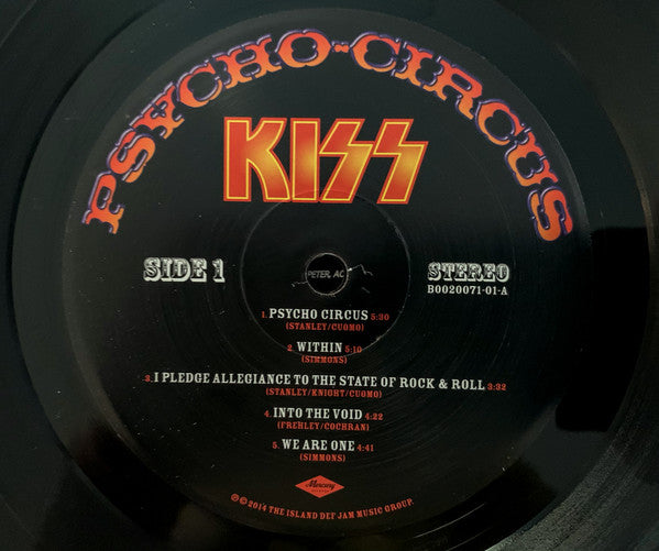 Kiss : Psycho Circus (LP, Album, RE, 180)