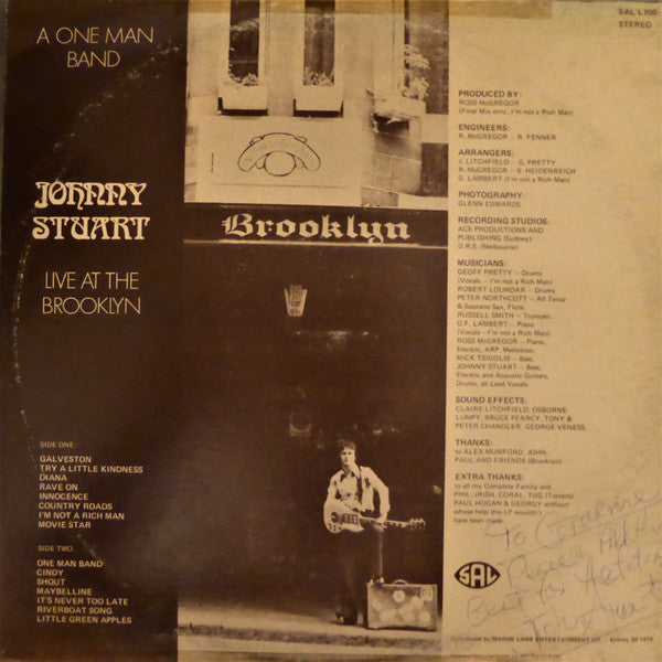 Johnny Stuart : Live At The Brooklyn (LP)