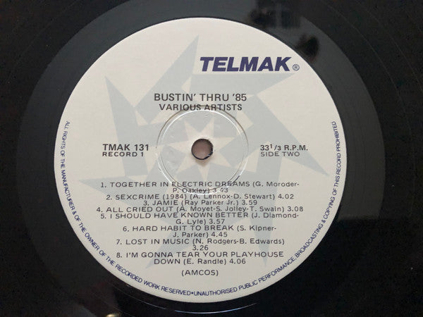 Various : Bustin' Thru 85 (LP, Comp)