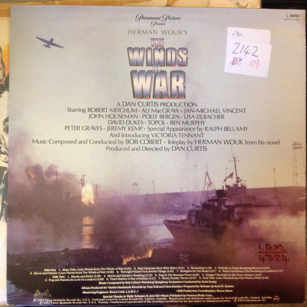 Robert Cobert : The Winds Of War (The Original Television Score) (LP)