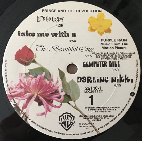 Prince And The Revolution : Purple Rain (LP, Album)