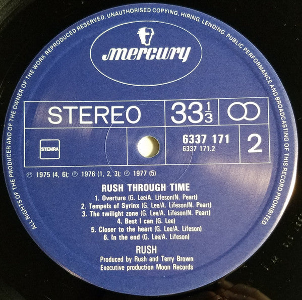 Rush : Rush Through Time (LP, Comp, RE)