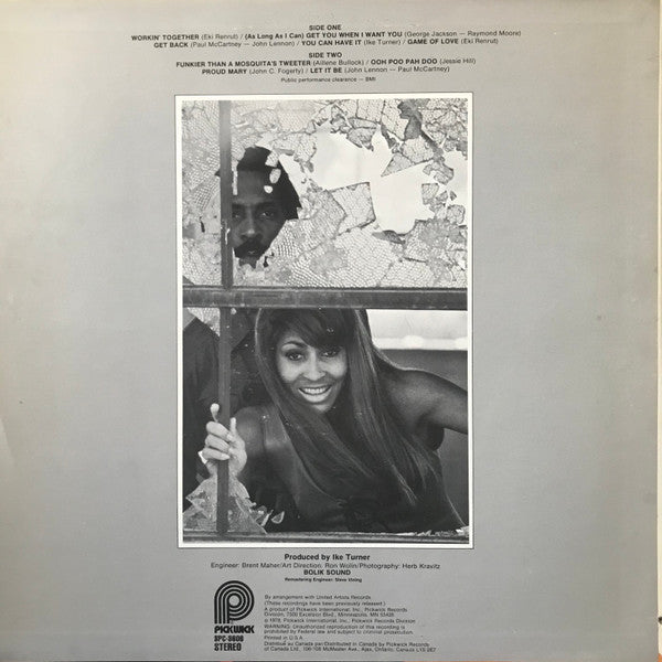 Ike & Tina Turner : Workin' Together (LP, Album, RE)