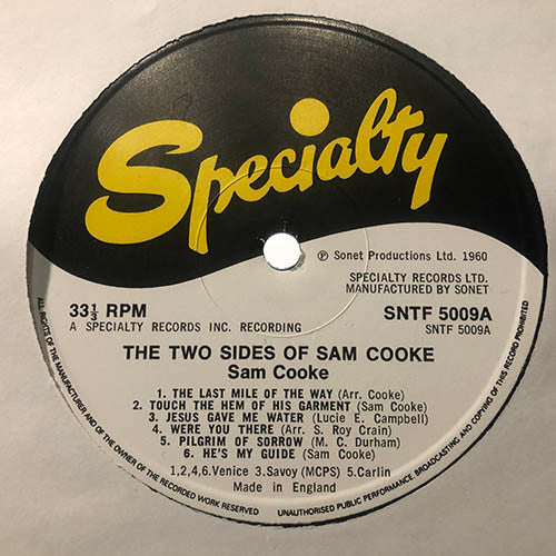Sam Cooke : The Two Sides Of Sam Cooke (LP, Comp)