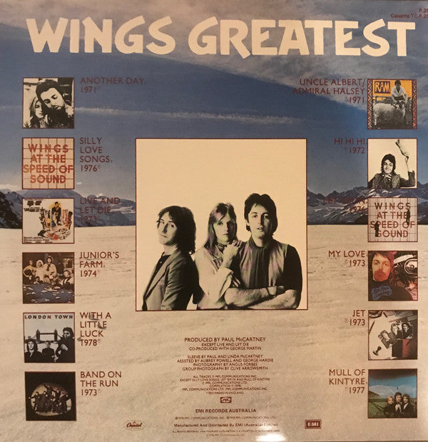 Wings (2) : Wings Greatest (LP, Comp, Pur)