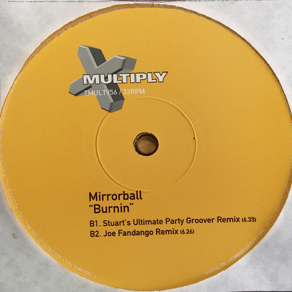 Mirrorball : Burnin' (12")
