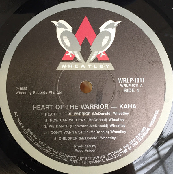 Kaha : Heart Of The Warrior (LP, Album, Gat)