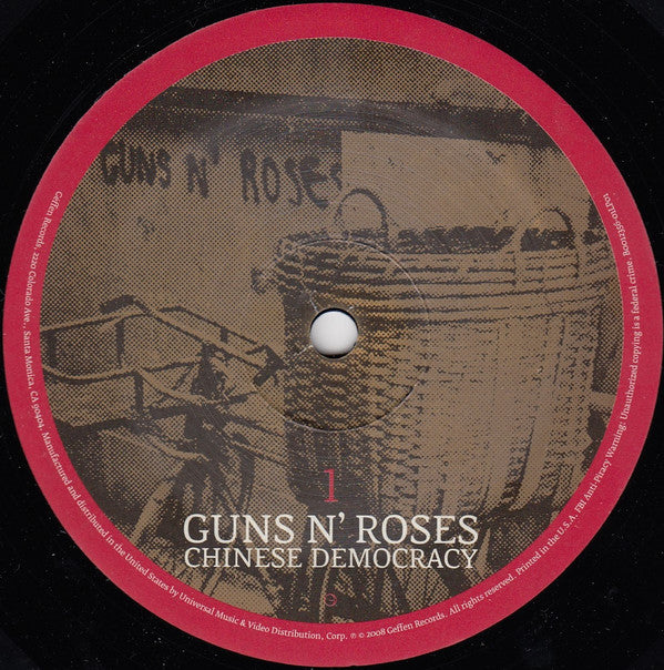 Guns N' Roses : Chinese Democracy (2xLP, Album, 180)