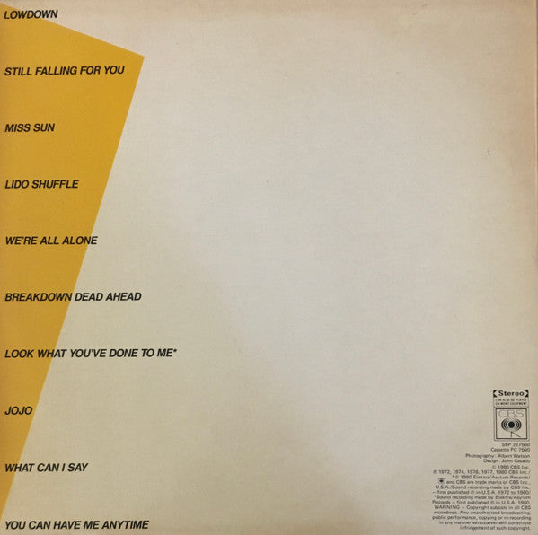 Boz Scaggs : Hits! (LP, Comp)