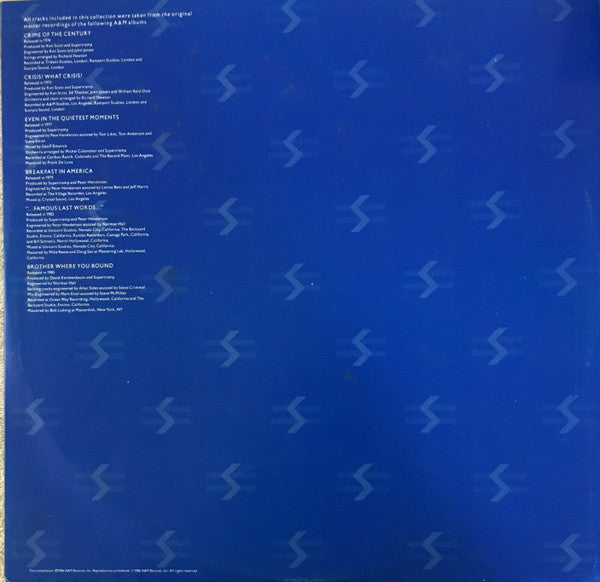 Supertramp : The Autobiography Of Supertramp (LP, Comp)