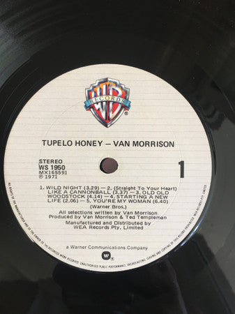 Van Morrison : Tupelo Honey (LP, Album, RE)