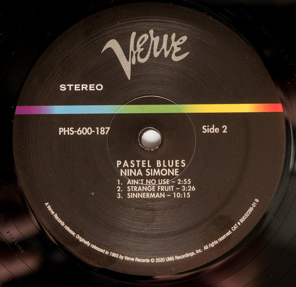 Nina Simone : Pastel Blues (LP, Album, RE, RM, 180)