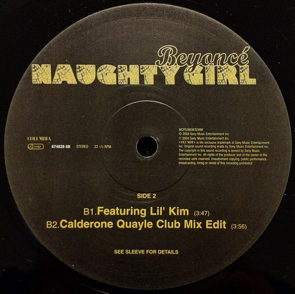 Beyoncé : Naughty Girl (12")