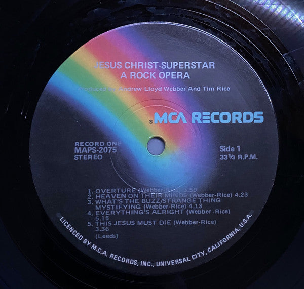 Andrew Lloyd Webber & Tim Rice : Jesus Christ Superstar (2xLP, Album, RP)