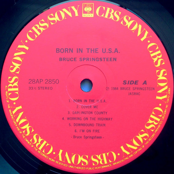 Bruce Springsteen = ブルース・スプリングスティーン* : Born In The U.S.A. (LP, Album)