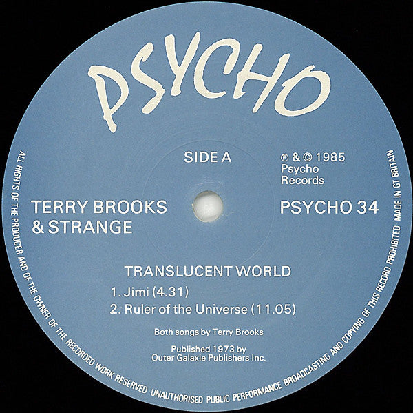 Strange* : Translucent World (LP, Album, RE)