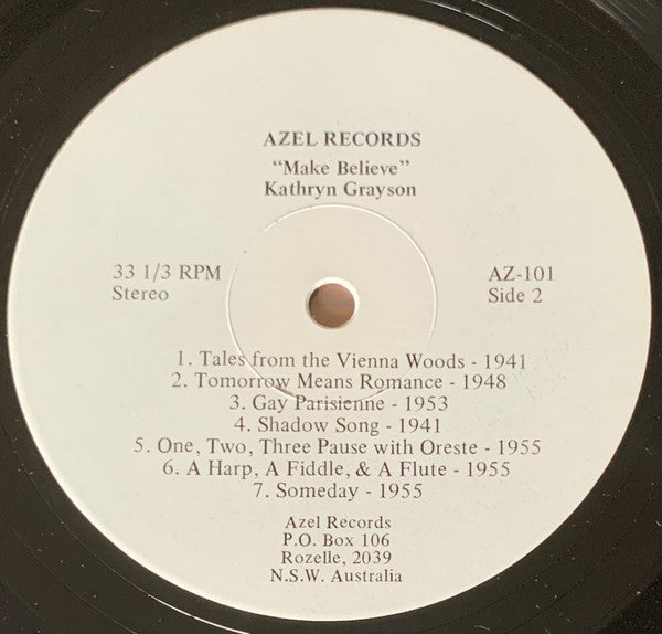Kathryn Grayson : Make Believe (LP, Comp)
