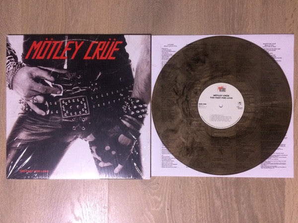 Mötley Crüe : Too Fast For Love (LP, Album, RE, Bla)