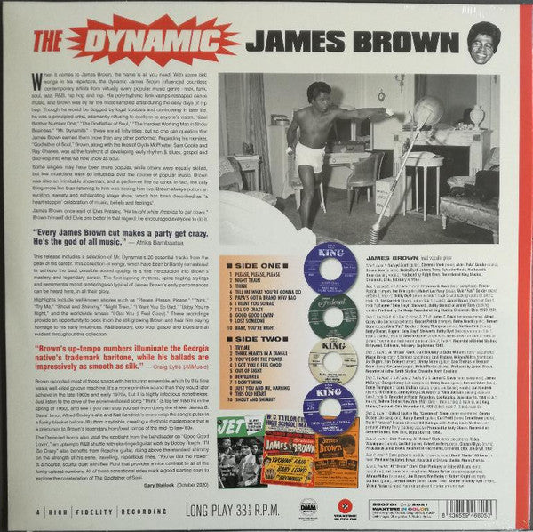 James Brown : The Dynamic James Brown (LP, Comp, Ltd, Red)