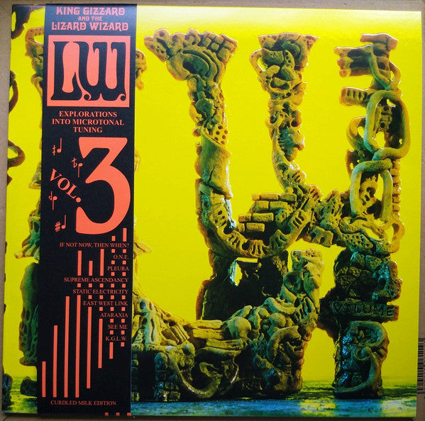 King Gizzard And The Lizard Wizard : L.W. (Explorations Into Microtonal Tuning Volume 3) (LP, Album, Ltd, Cle)