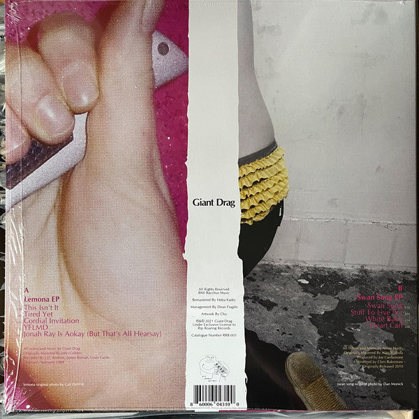 Giant Drag : Lemona / Swan Song (LP, Album, Comp, Ltd, Gol)
