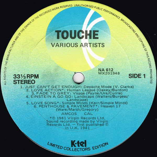 Various : Touché (LP, Comp)