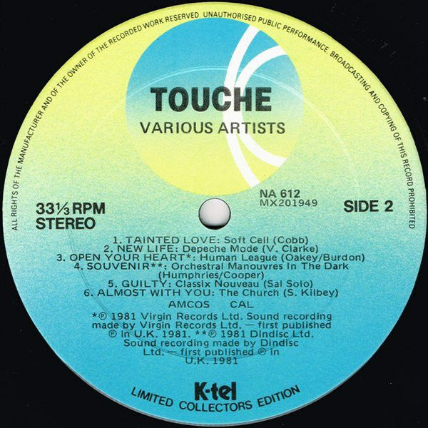 Various : Touché (LP, Comp)