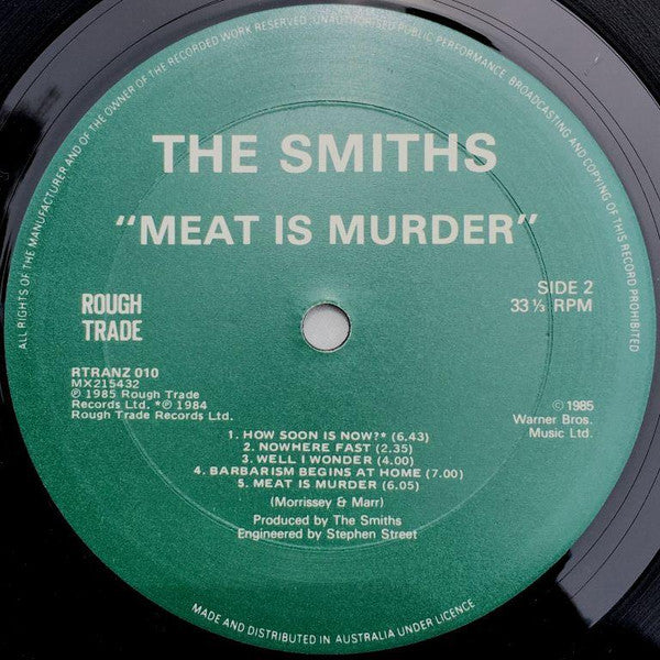 The Smiths : Meat Is Murder (LP, Album)