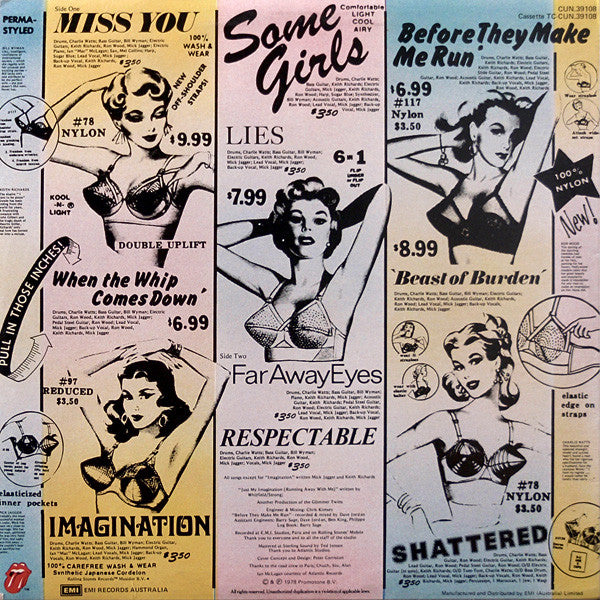 The Rolling Stones : Some Girls (LP, Album, Die)