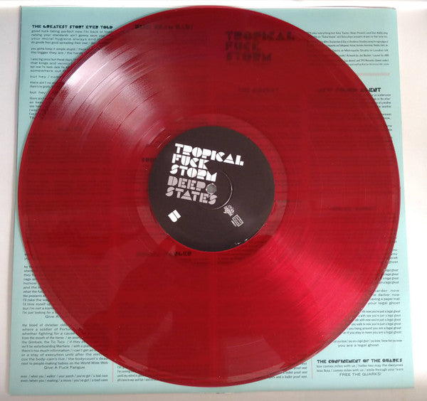 Tropical Fuck Storm : Deep States (LP, Album, Ltd, Red)