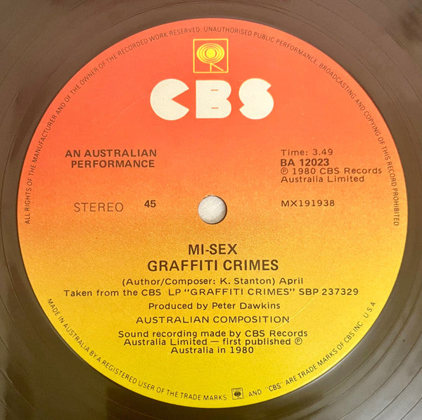 Mi-Sex : Computer Games (12", Maxi, Ltd)