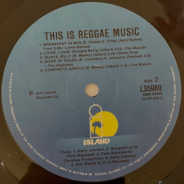 Various : This Is Reggae Music (LP, Comp, RE)